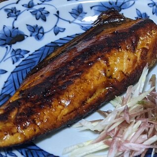 冷凍塩サバのフライパン焼き　☆簡単焼き魚☆